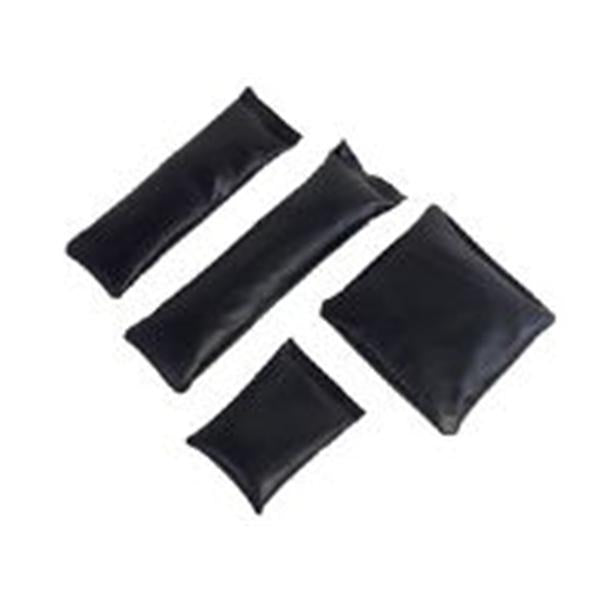 Sandbag MRI Safe/Non-Magnetic Black Naugahyde Cover 6x21